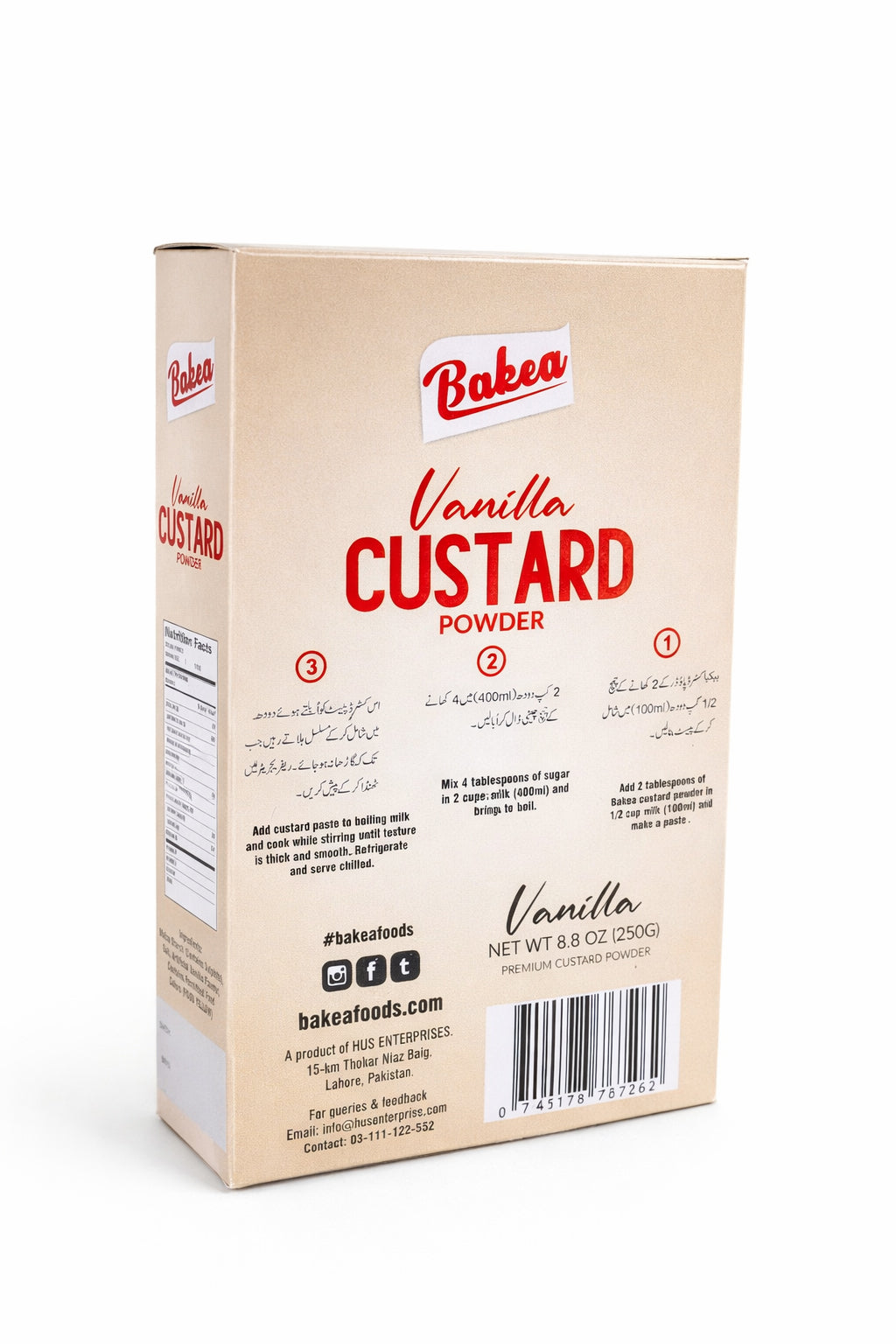 VANILLA CUSTARD POWDER