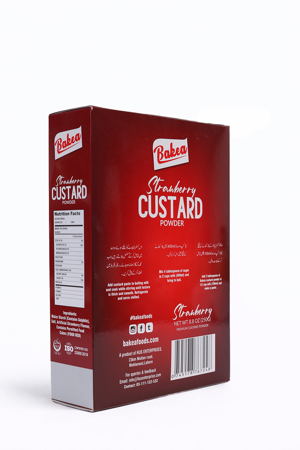 BAKEA STRAWBERRY CUSTARD POWDER