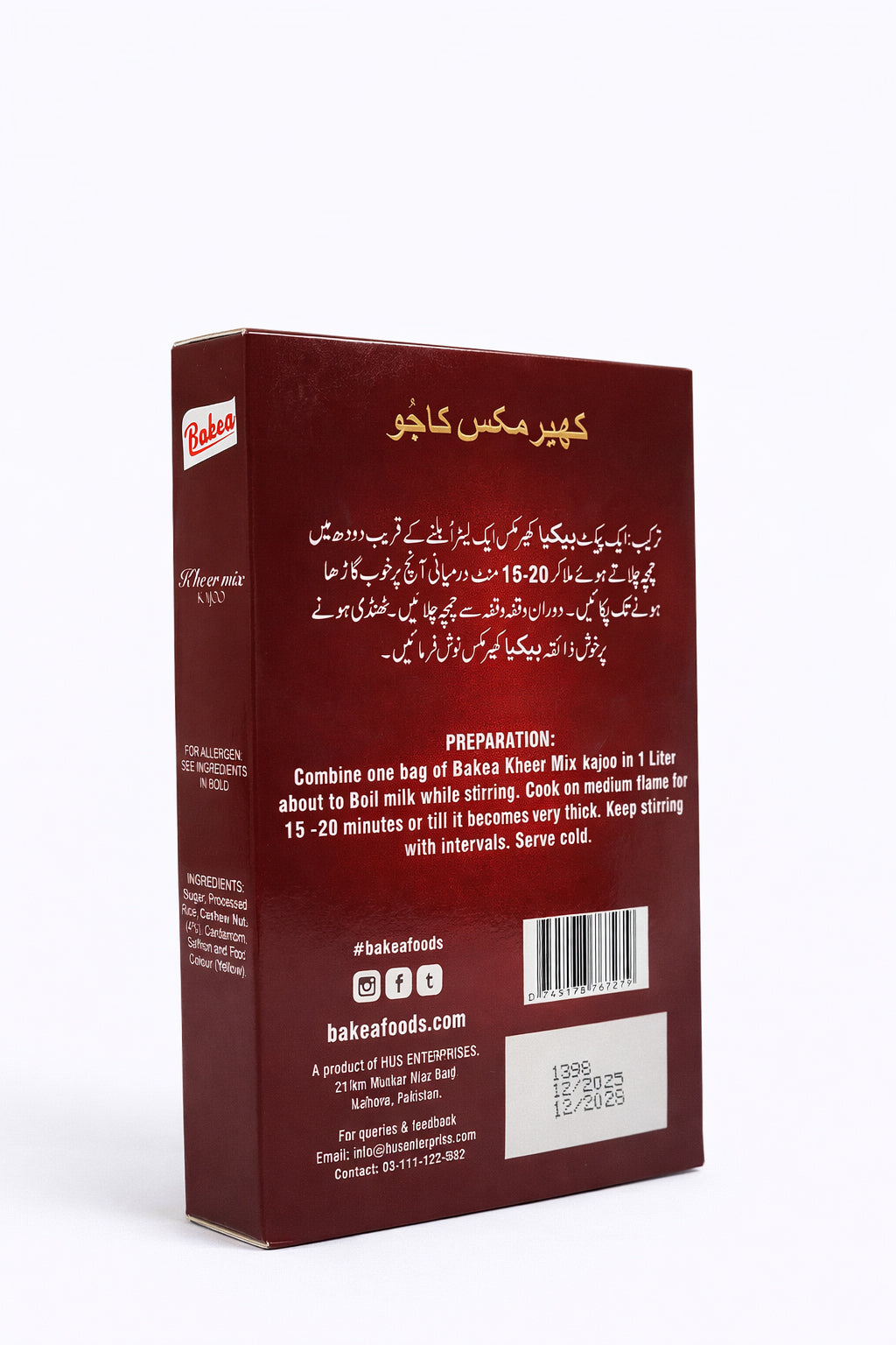 BAKEA KHEER MIX KAJOO