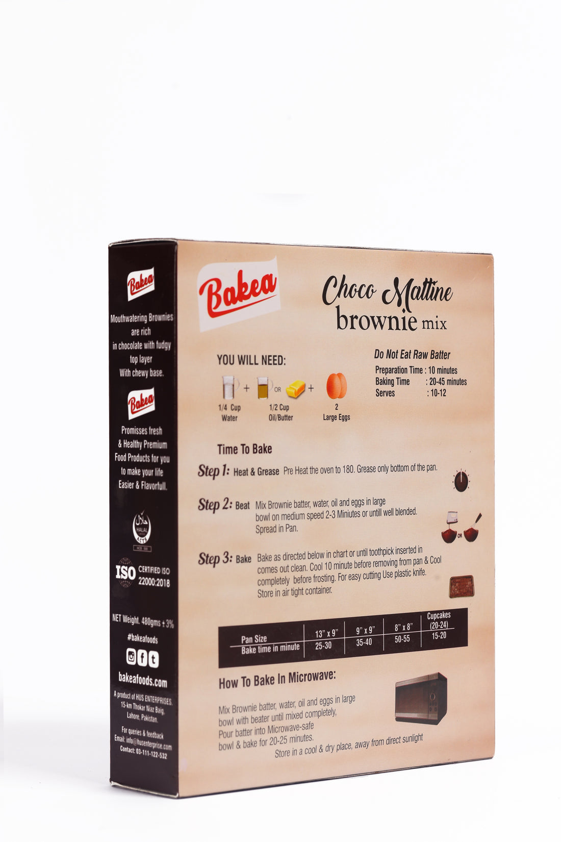 BAKEA CHOCOMALTINE BROWNIE MIX