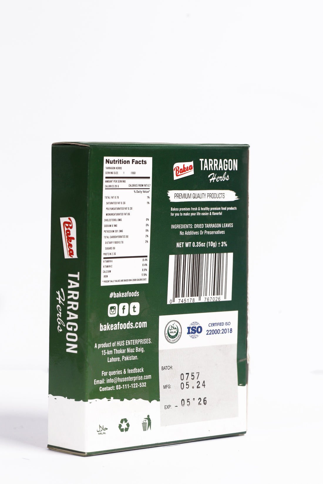 BAKEA TARRAGON HERBS BOX
