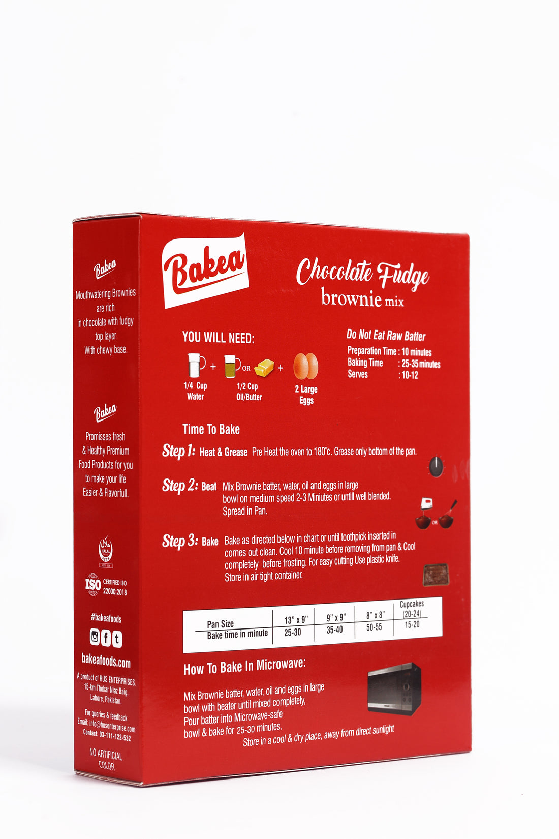 BAKEA CHOCOLATE FUDGE BROWNIE MIX