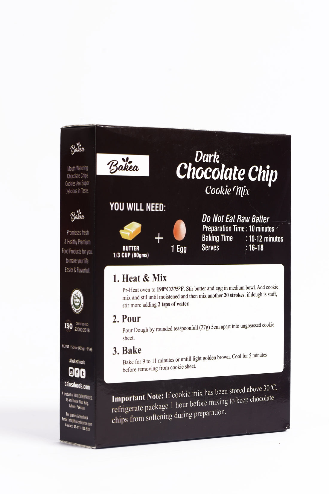 BAKEA DARK CHOCOLATE COOKIE MIX