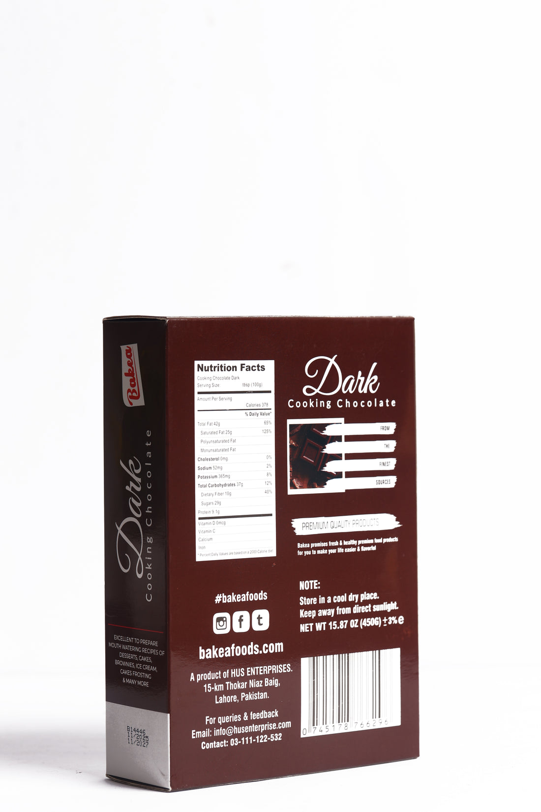 BAKEA COOKING CHOCOLATE DARK
