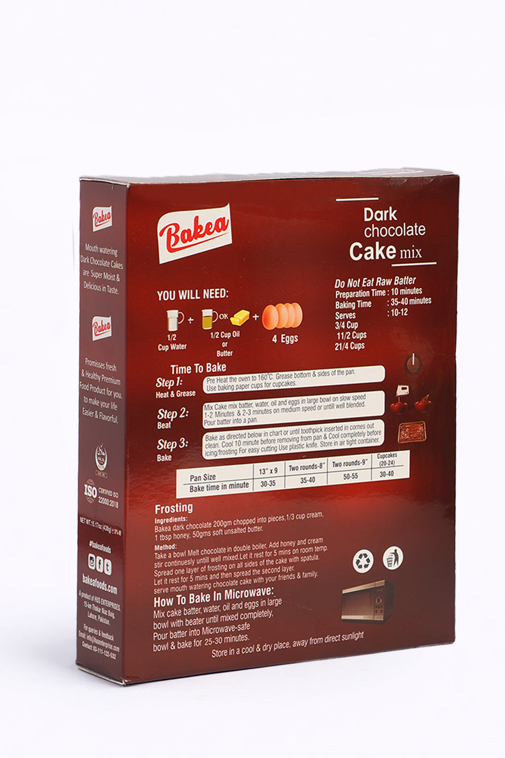 BAKEA CAKE MIX DARK CHOCOLATE
