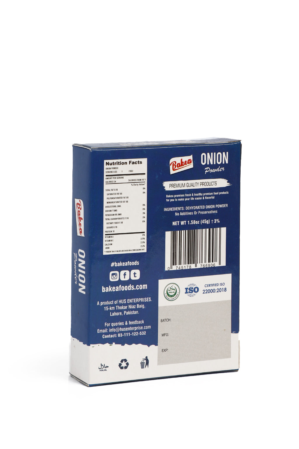 BAKEA ONION POWDER BOX